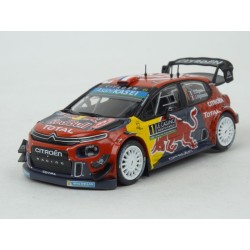 Citroen C3 WRC Nr.1 Winner Rallye Monte Carlo 2019, IXO Models 1/43 scale