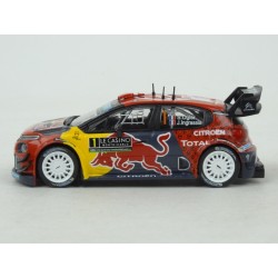 Citroen C3 WRC Nr.1 Winner Rallye Monte Carlo 2019, IXO Models 1/43 scale