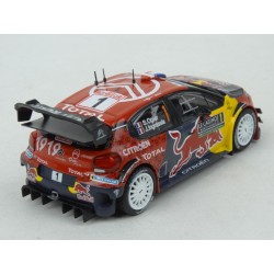 Citroen C3 WRC Nr.1 Winner Rallye Monte Carlo 2019, IXO Models 1/43 scale