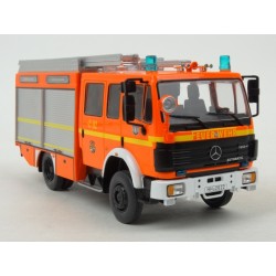Mercedes Benz LF 16/12 Fire Brigade Hamburg FF Hohendeich (Hasiči) 1995 model 1:43 IXO Models TRF015S
