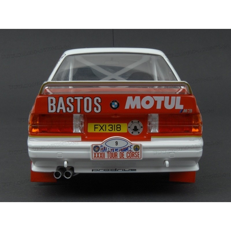 Miniature BMW E30 M3 1 BEGUIN/LENNE RALLYE TOUR DE CORSE 1988 1/24