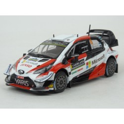 Toyota Yaris WRC Nr.8 Winner Rallye Sweden 2019, IXO Models 1/43 scale