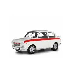 Fiat Abarth 1600 OT Test 1965 (White) model 1:18 Laudoracing-Model LM105B5
