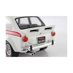 Fiat Abarth 1600 OT Test 1965 (White) model 1:18 Laudoracing-Model LM105B5