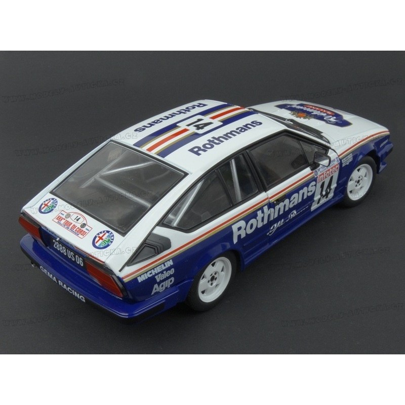 ALFA ROMEO GTV6 #14 TOUR DE CORSE 1986 LOUBET ANDRIE SOLIDO S1802303 1