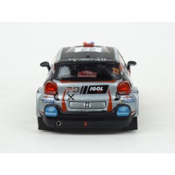 Citroen C3 R5 Nr.22 Rallye Monte Carlo 2019, IXO Models 1/43 scale