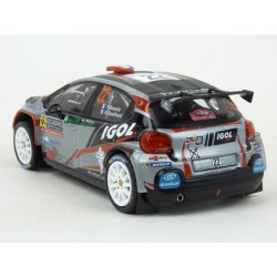 Citroen C3 R5 Nr.22 Rallye Monte Carlo 2019, IXO Models 1/43 scale