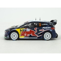 Ford Fiesta WRC Nr.5 (2nd Place) Monza Rally 2018 model 1:43 IXO Models RAM695