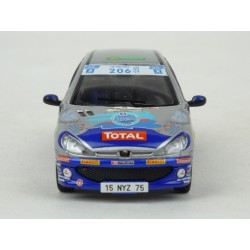 Peugeot 206 XS Nr.50 Rallye Terre des Cardabelles 2006 model 1:43 IXO Models RAM697
