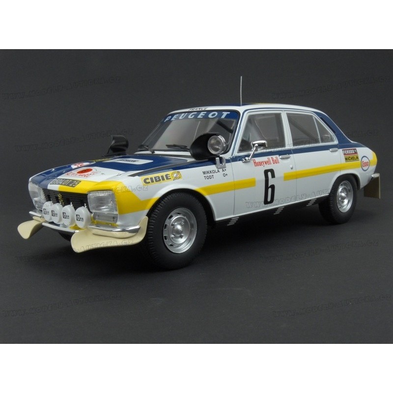 Miniature Altaya Rallye 1/18 - Peugeot 504 Ti N°30 - Rallye Du Maroc 1976, Neuve