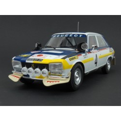 Peugeot 504 Ti Nr.4 Rallye du Maroc 1975 (5th Place) model 1:18 IXO MODELS 18RMC044B
