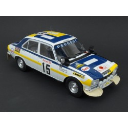 Peugeot 504 Ti Nr.15 Rallye du Maroc 1975 (2nd Place) model 1:18 IXO MODELS 18RMC044C
