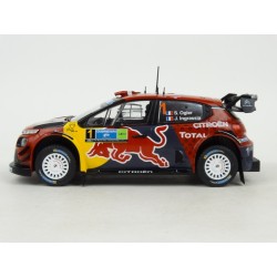 Citroen C3 WRC Nr.1 Winner Rally Mexico 2019 model 1:24 IXO MODELS IX-24RAL001