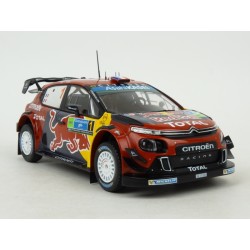 Citroen C3 WRC Nr.1 Winner Rally Mexico 2019 model 1:24 IXO MODELS IX-24RAL001