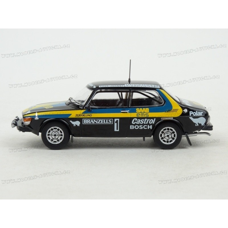 SAAB 99 Turbo Rallye Hunsrück DRM 1981 #24 Grundel Mellero Clarion Trofeu 1:43