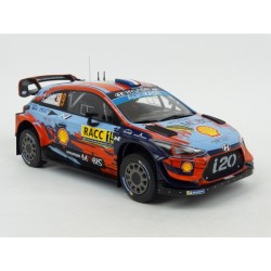 Hyundai i20 Coupe WRC Nr.19 Rallye Catalunya 2019 model 1:18 IXO MODELS 18RMC052B.20