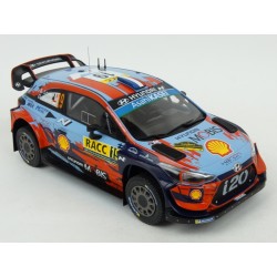 Hyundai i20 Coupe WRC Nr.19 Rallye Catalunya 2019 model 1:18 IXO MODELS 18RMC052B.20