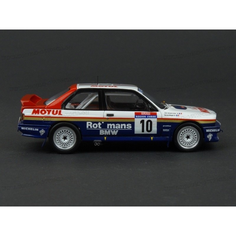 Modèle réduit Bmw E30 N°14 Tour De Corse Rallye De France 1987 1/43