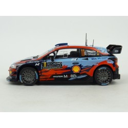 Hyundai i20 Coupe WRC Nr.11  Rally Monte Carlo 2019 (2nd Place), IXO Models 1/24 scale