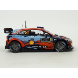 Hyundai i20 Coupe WRC Nr.11  Rally Monte Carlo 2019 (2nd Place), IXO Models 1/24 scale
