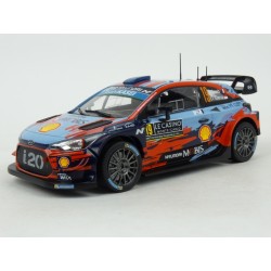 Hyundai i20 Coupe WRC Nr.19  Rally Monte Carlo 2019 model 1:24 IXO MODELS 24RAL002B