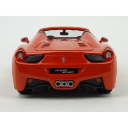 Ferrari 458 Spider 2011 model 1:24 Bburago BB-24-18-26017R