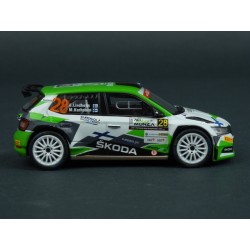 Škoda Fabia Rally 2 EVO Nr.28 Rallye Monza 2020 model 1:43 IXO Models RAM772