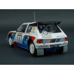 Peugeot 205 T16 E2 Nr.1 Winner Rally 1000 Lakes 1986, IXO Models 1/24 scale
