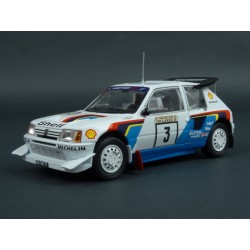 Peugeot 205 T16 E2 Nr.3 Rally 1000 Lakes 1986 (2nd Place) model 1:24 IXO MODELS 24RAL005B