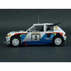 Peugeot 205 T16 E2 Nr.3 Rally 1000 Lakes 1986 (2nd Place) model 1:24 IXO MODELS 24RAL005B