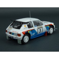Peugeot 205 T16 E2 Nr.3 Rally 1000 Lakes 1986 (2nd Place) model 1:24 IXO MODELS 24RAL005B