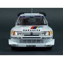 Peugeot 205 T16 E2 Nr.3 Rally 1000 Lakes 1986 (2nd Place) model 1:24 IXO MODELS 24RAL005B