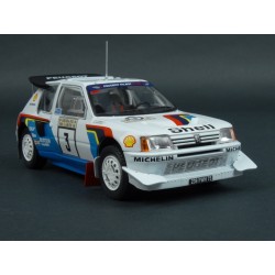 Peugeot 205 T16 E2 Nr.3 Rally 1000 Lakes 1986 (2nd Place) model 1:24 IXO MODELS 24RAL005B