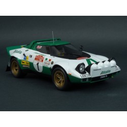 Lancia Stratos HF Nr.1 Rally Sanremo 1975, IXO Models 1/18 scale