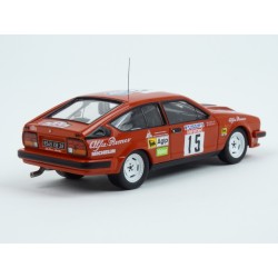 Alfa Romeo GTV6 Nr.15 Tour de Corse 1986 model 1:43 IXO Models RAC319