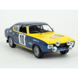Ford Capri Mk.I 2600 Nr.10 Rally Rajd Polski 1972 (2nd Place), IXO Models 1/43 scale