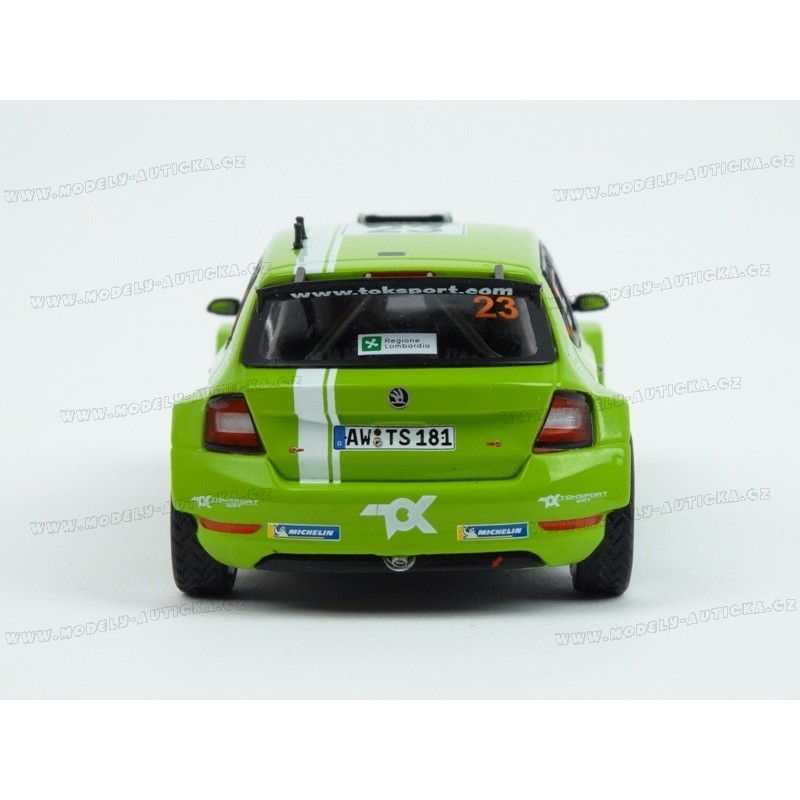 IXO Skoda Fabia Rally R5 Evo #35 De Cecco Aci Rallye Monza 2020 1/43 RAM778