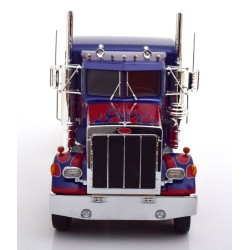 Peterbilt 359 1967 (Blue Met./Red), Road Kings 1/18 scale