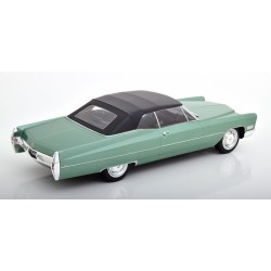 Cadillac DeVille Convertible with Softtop 1967 (Green Met.), KK-Scale 1:18