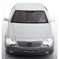 Mercedes Benz (C140) 600 SEC 1992 (Silver Met.), KK-Scale 1:18