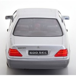 Mercedes Benz (C140) 600 SEC 1992 (Silver Met.), KK-Scale 1:18