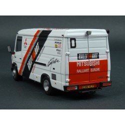 Mercedes Benz 814 D Rally Assistance Mitsubishi Ralliart Europe 1990 (RAC Rallye) model 1:43 IXO Models RAC345X