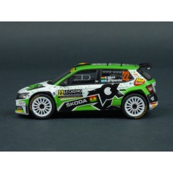 Škoda Fabia Rally 2 EVO Nr.22 Rally Monte Carlo 2021, IXO Models 1/43 scale