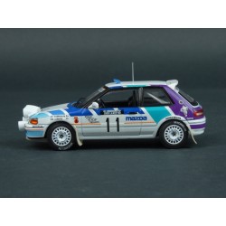 Mazda 323 GTX Nr.11 1000 Lakes Rallye 1990 model 1:43 IXO Models RAC358B