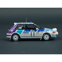 Mazda 323 GTX Nr.11 1000 Lakes Rallye 1990 model 1:43 IXO Models RAC358B