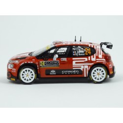Citroen C3 Rally 2 Nr.24 Rally Monte Carlo 2021, IXO Models 1/43 scale