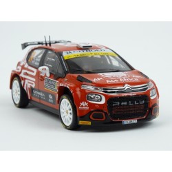 Citroen C3 Rally 2 Nr.24 Rally Monte Carlo 2021, IXO Models 1/43 scale
