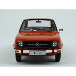 Škoda 105L 1976 (Red) model 1:24 WhiteBox WB124099
