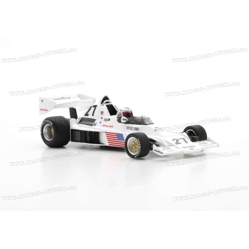 Miniature Spark 1/43 - Parnelli VPJ4 N°27 Mario Andretti - GP Suède 1975 - Résine - Précommande