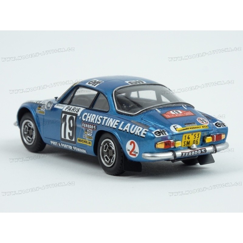Coche miniatura Alpine A110 1/43 Spark No.5 Rally Monte Carlo 1971 J. Vinatier/P.du Pasquier